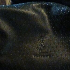 Yves Saint Laurent Textured Black Beauty Bag